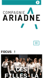 Mobile Screenshot of cie-ariadne.fr